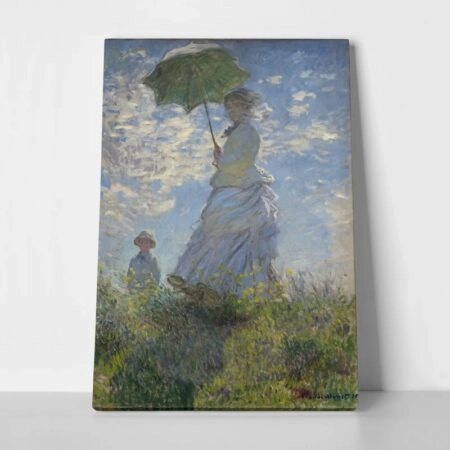 Πινακας σε καμβά MONET - WOMAN WITH SON - Monet Claude
