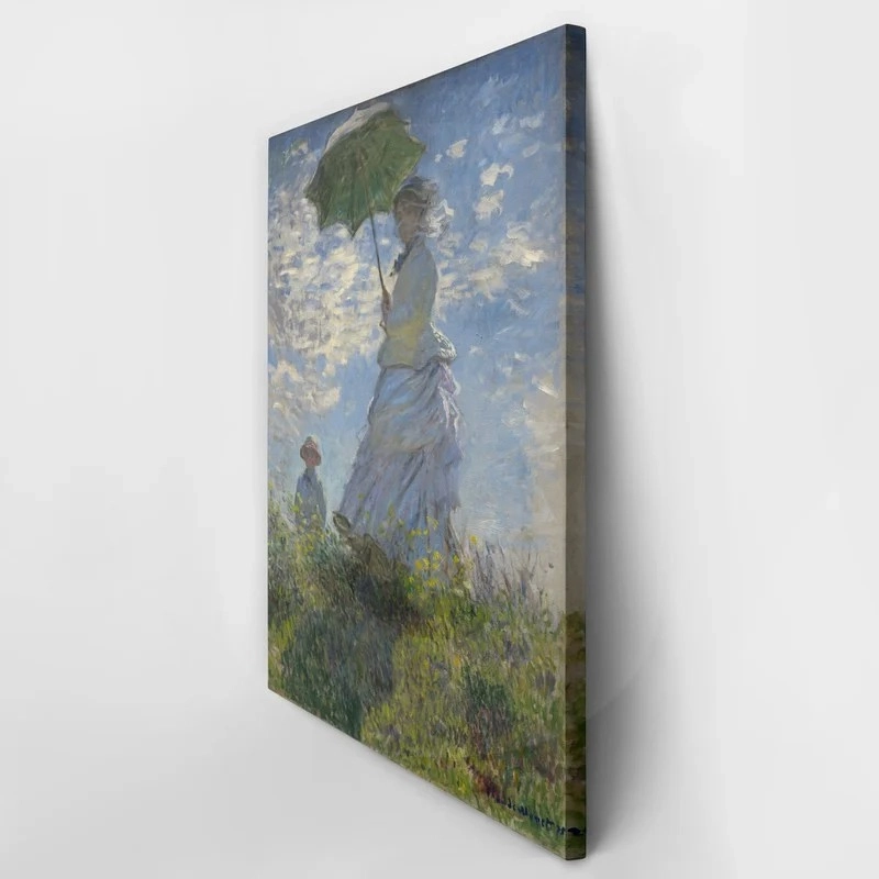 Πινακας σε καμβά MONET - WOMAN WITH SON