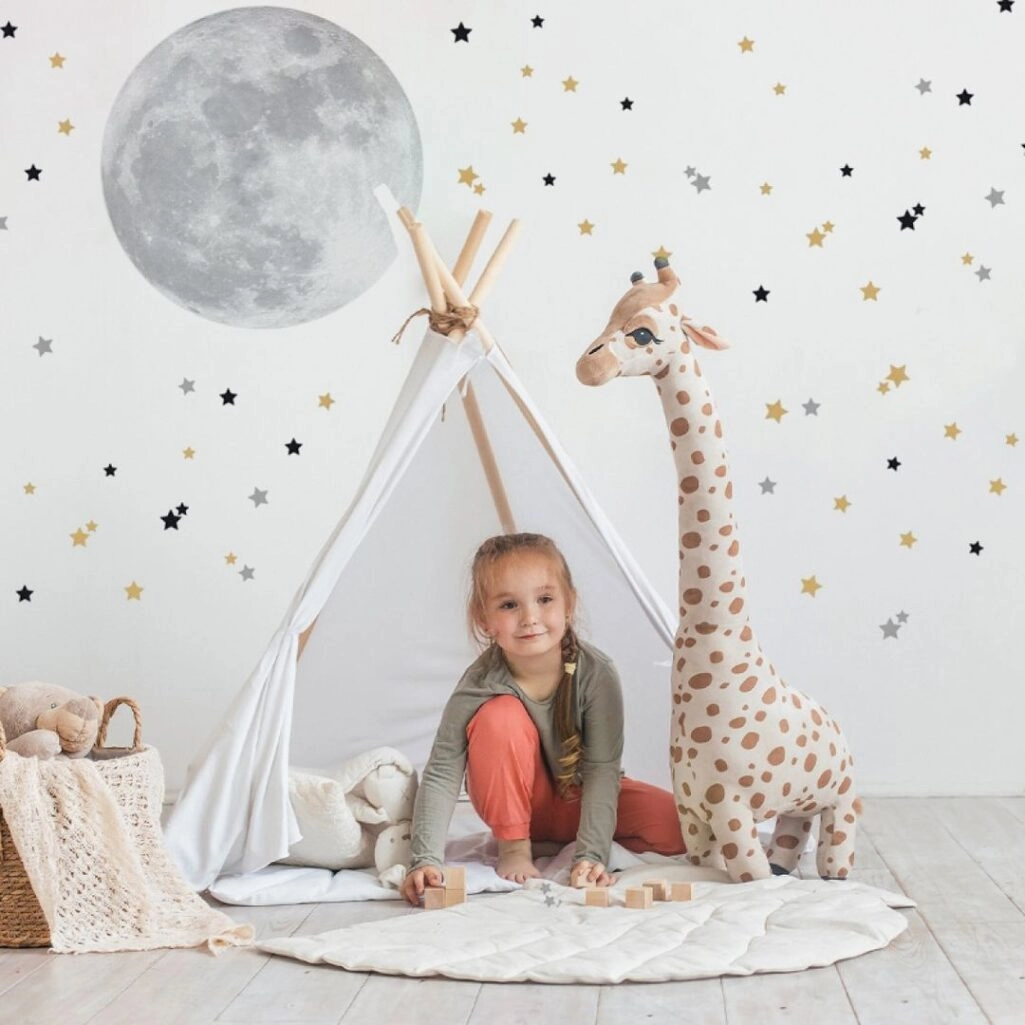 Αυτοκολλητο τοιχου CUTE MOON AND STARS