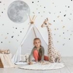 Αυτοκολλητο τοιχου CUTE MOON AND STARS