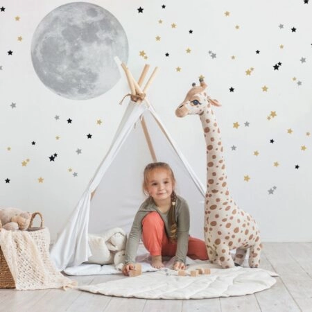 Αυτοκολλητο τοιχου CUTE MOON AND STARS