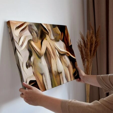 Πινακας σε καμβά ANCIENT SCULPTURES MODERN DESIGN CUBISM 2 - Αξιοθεατα και Ιστορια