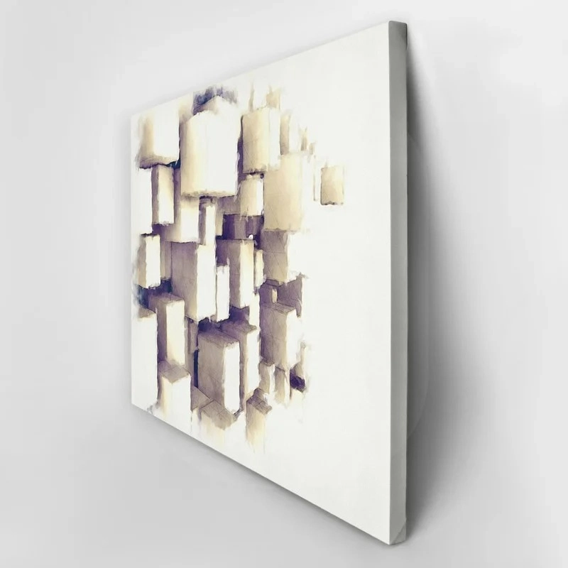 Πινακας σε καμβά ABSTRACT PAINTING CUBES