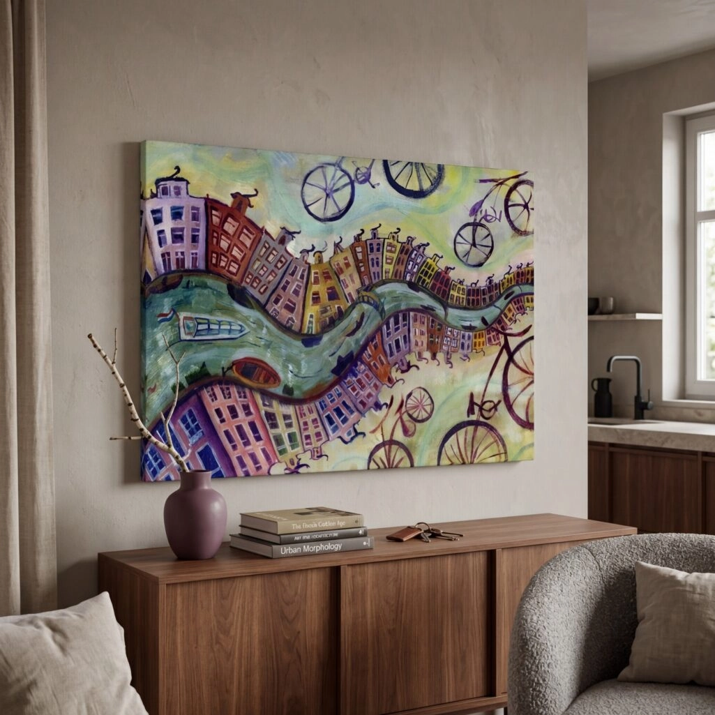Πινακας σε καμβά AMSTERDAM OIL PAINTING