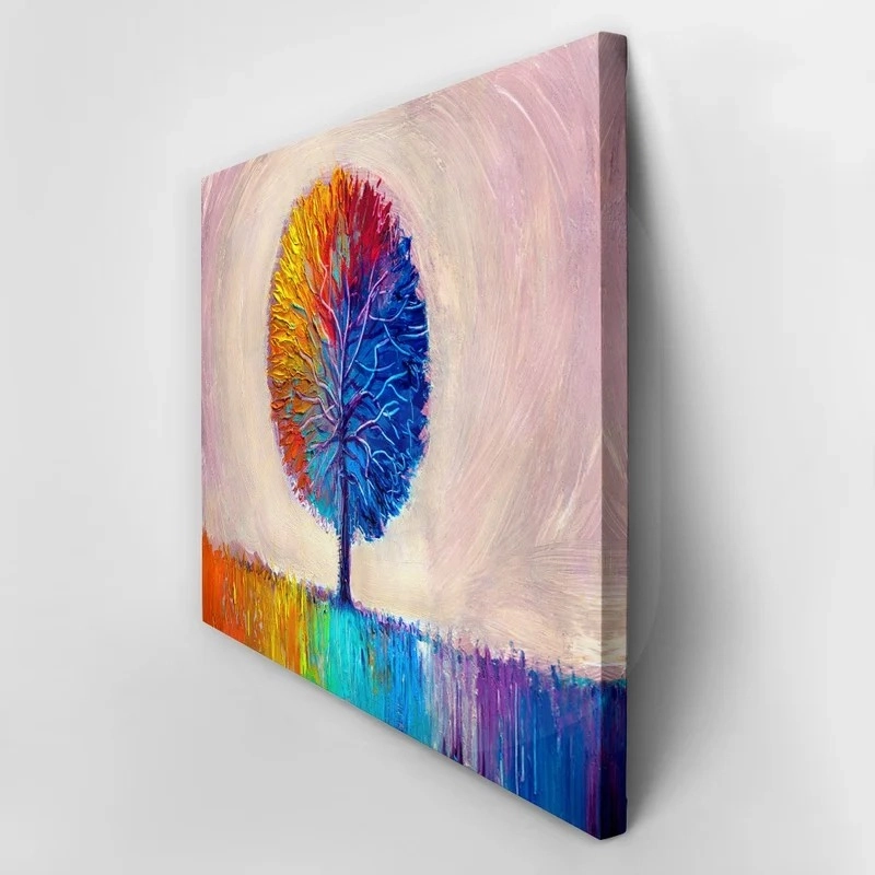 Πινακας σε καμβά ARTISTIC COLORFUL TREE