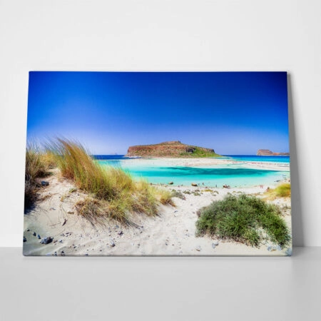 Πινακας σε καμβά BALOS LAGOON CRETE - Παραλιες