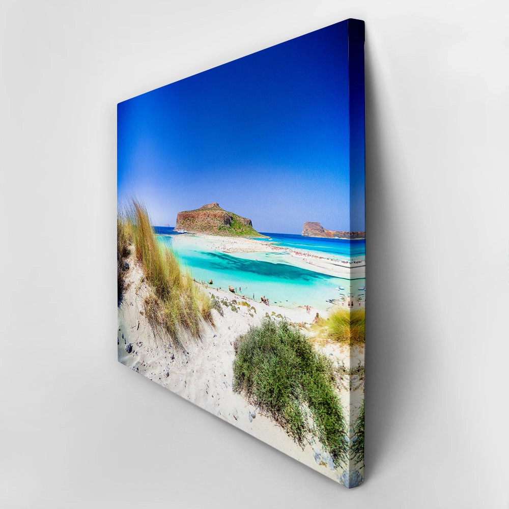 Πινακας σε καμβά BALOS LAGOON CRETE