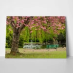 Πινακας σε καμβά BENCH POND