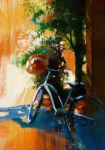 Πινακας σε καμβά BICYCLE AND OLD HAT