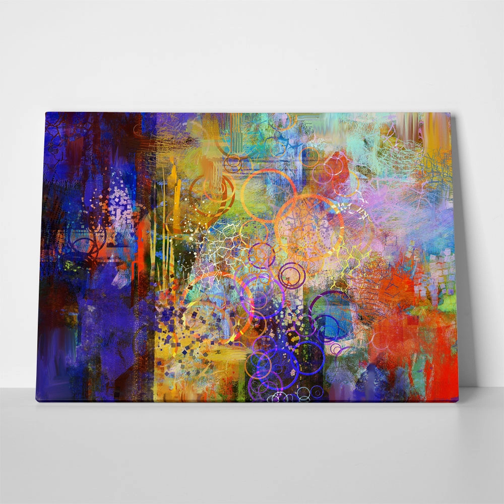 Πινακας σε καμβά COLORFUL PAINTING