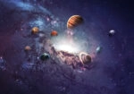 Πινακας σε καμβά CREATION OF PLANETS