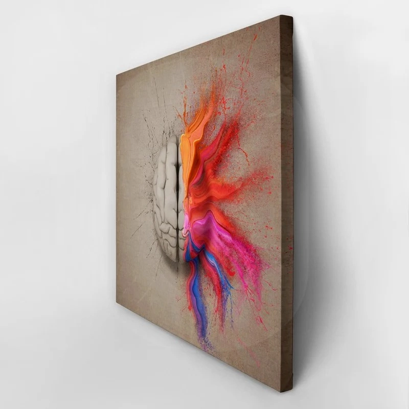 Πίνακας σε καμβά CREATIVE MIND