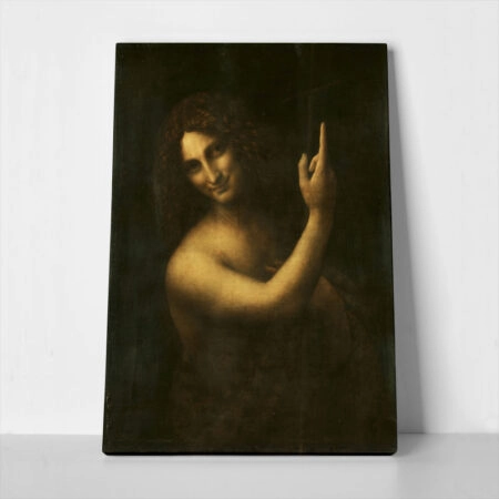 Πινακας σε καμβά DA VINCI - St. JOHN THE BAPTIST