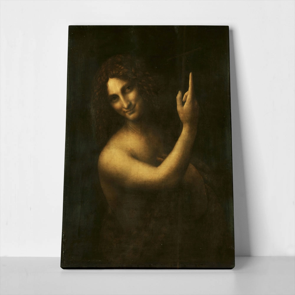 Πινακας σε καμβά DA VINCI - St. JOHN THE BAPTIST
