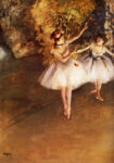 Πινακας σε καμβά DEGAS - TWO DANCERS ON THE STAGE