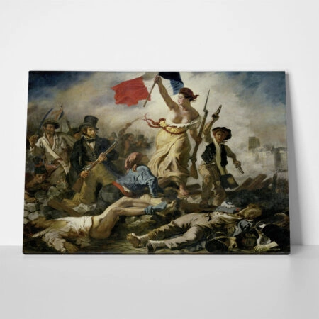 Πινακας σε καμβά DELACROIX - LIBERTY LEADING THE PEOPLE
