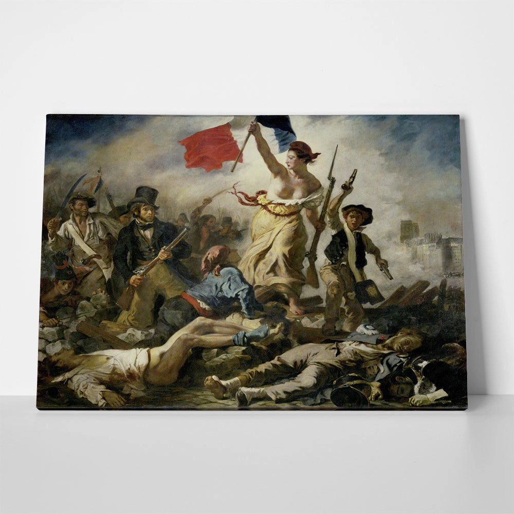 Πινακας σε καμβά DELACROIX - LIBERTY LEADING THE PEOPLE