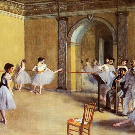 Πινακας σε καμβά EDGAR DEGAS - THE DANCE FOYER - Edgar Degas Sticky 5