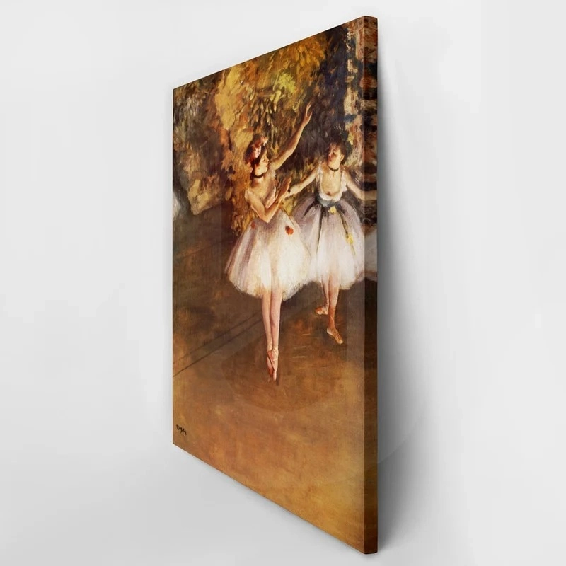 Πινακας σε καμβά DEGAS - TWO DANCERS ON THE STAGE