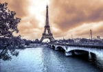 Πινακας σε καμβά EIFFEL BRIDGE