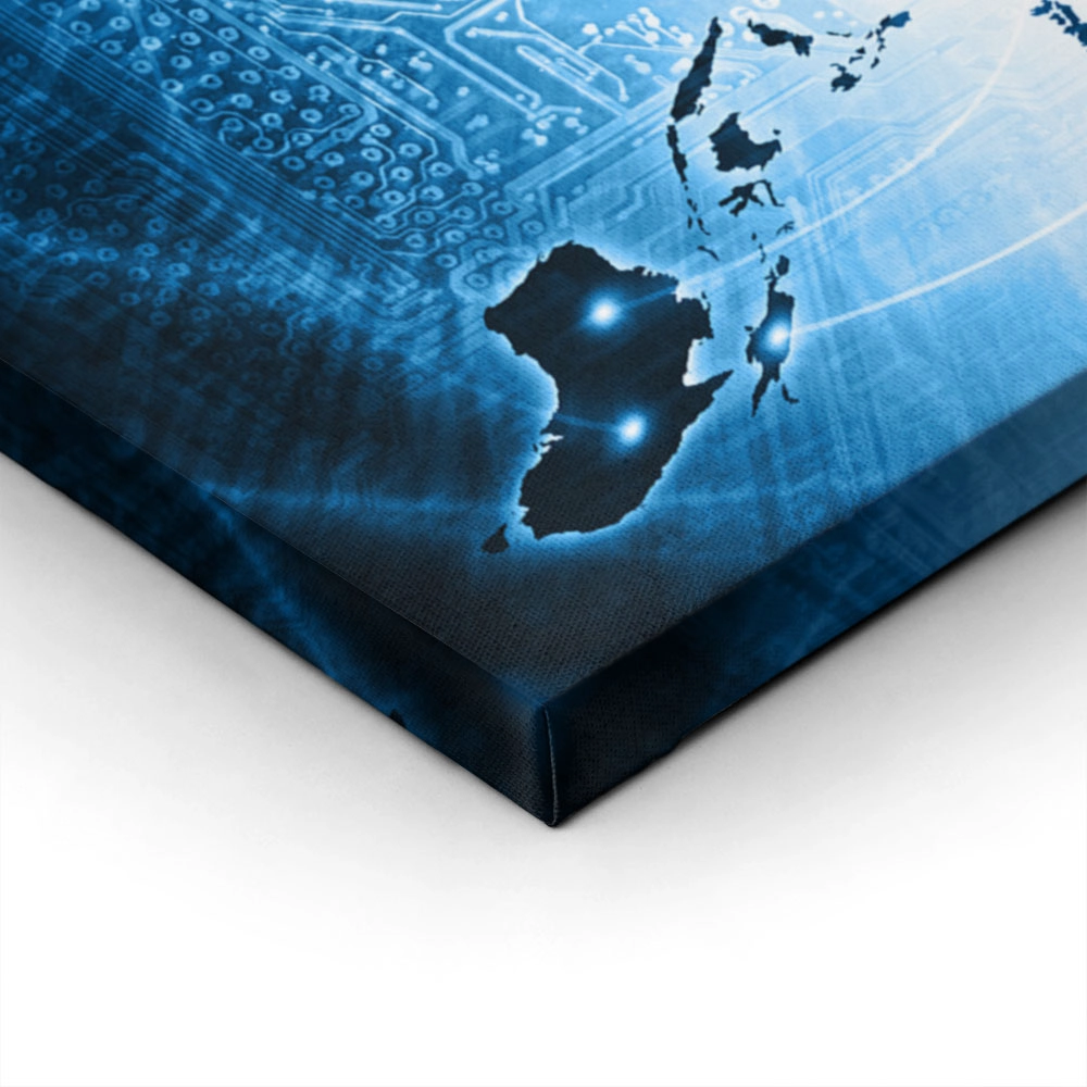 Πινακας σε καμβά GLOBAL INTERNET