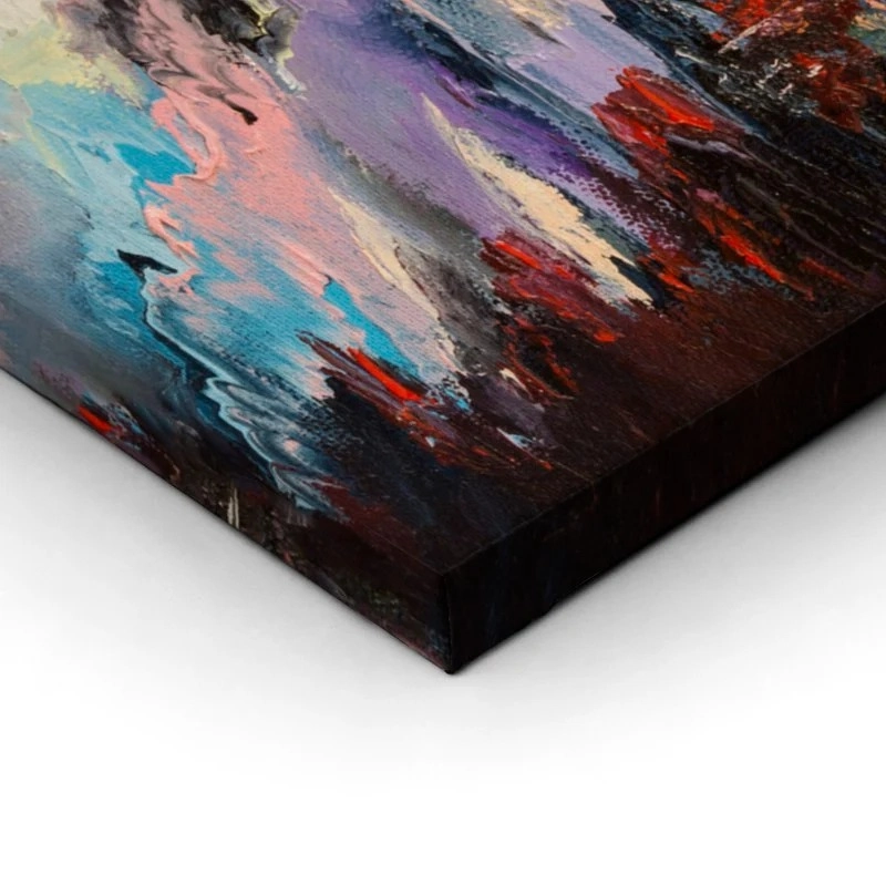 OUTLET Πίνακας σε καμβά GOLDEN AUTUMN FANTASY 120cm x 80cm