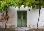 Πινακας σε καμβά GREEN DOOR