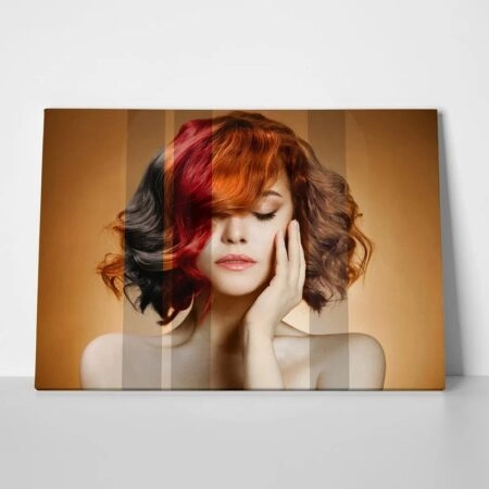 Πινακας σε καμβά HAIR COLOURS - Μοδα και Διασκεδαση