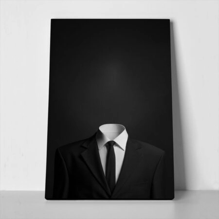 Πινακας σε καμβά HEADLESS MAN IN SUIT - Μοδα και Διασκεδαση