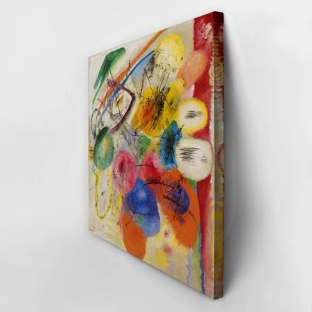 Πίνακας σε καμβά KANDINSKY - BLACK STROKES I - Wassily Kandinsky Sticky 3