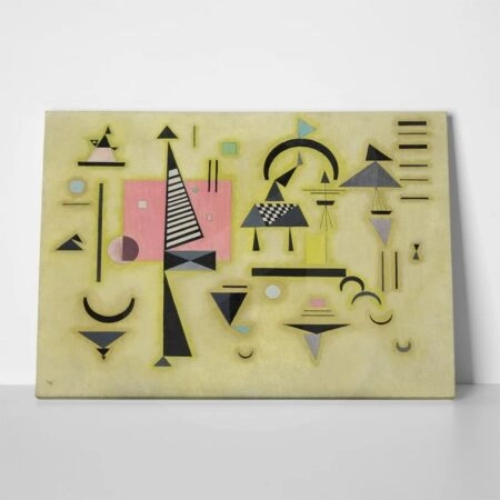 Πινακας σε καμβά KANDINSKY - DECISIVE PINK