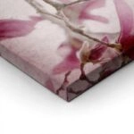 Πινακας σε καμβά MAGNOLIA FLOWERS ON OLD PAPER BACKGROUND