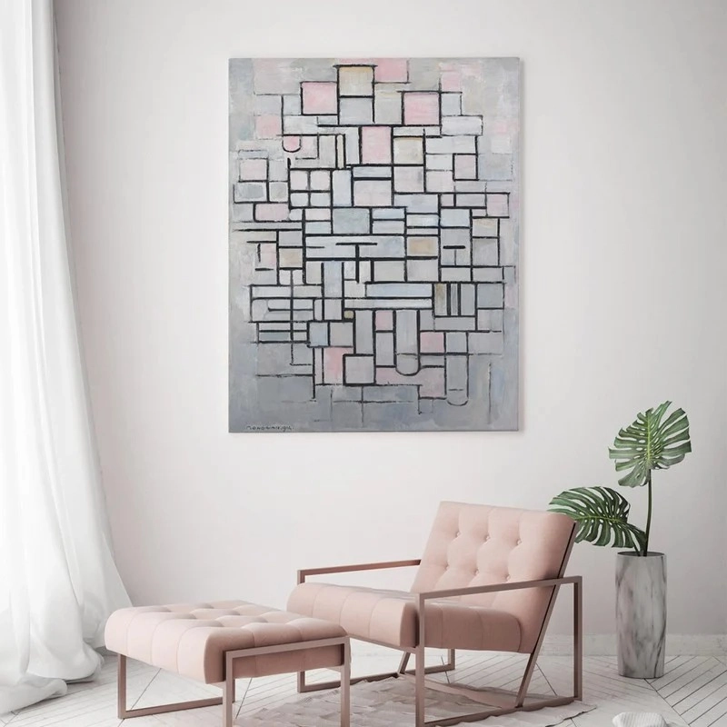 Πινακας σε καμβά MONDRIAN - COMPOSITION NO IV