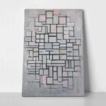 Πινακας σε καμβά MONDRIAN - COMPOSITION NO IV