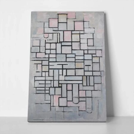 Πινακας σε καμβά MONDRIAN - COMPOSITION NO IV - Mondrian Piet Sticky 1