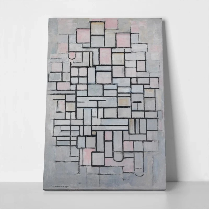 Πινακας σε καμβά MONDRIAN - COMPOSITION NO IV