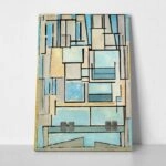 Πινακας σε καμβά MONDRIAN - COMPOSITION NO VI