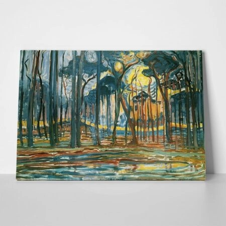 Πινακας σε καμβά MONDRIAN - WOODS NEAR OELE - Mondrian Piet Sticky 1