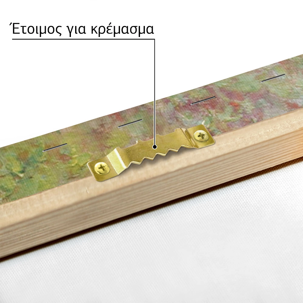 Πινακας σε καμβά MONET - BRIDGE OVER WATER LILY POND