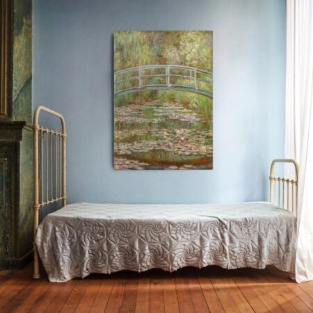 Πινακας σε καμβά MONET - BRIDGE OVER WATER LILY POND - Monet Claude