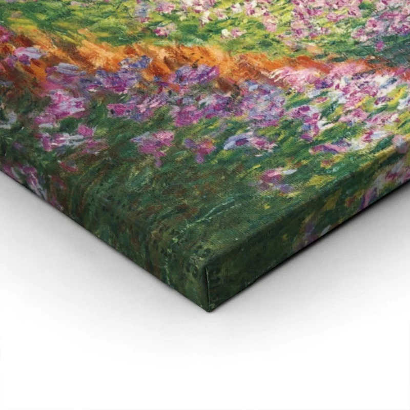 Πίνακας σε καμβά MONET - IRISES IN MONET'S GARDEN