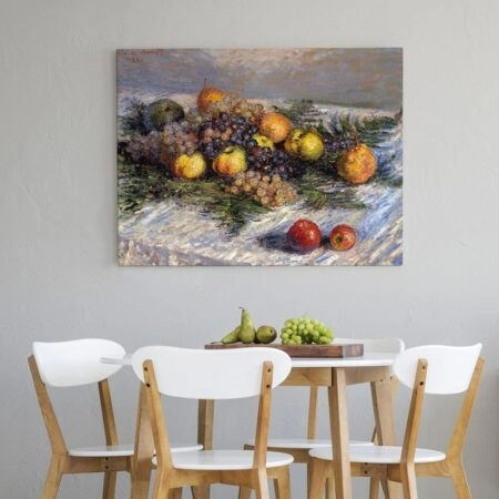 Πινακας σε καμβά MONET - PEARS AND GRAPES