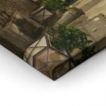 Πινακας σε καμβά OLD COURTYARD