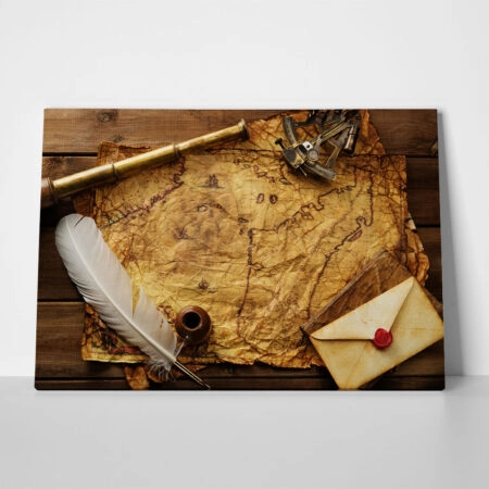 Πινακας σε καμβά OLD PAPYRUS - Vintage