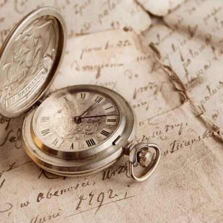 Πινακας σε καμβά OLD WATCH - Vintage Sticky 4