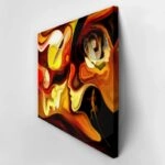Πινακας σε καμβά PAINTING FEMALE MALE PROFILES RELATIONSHIP