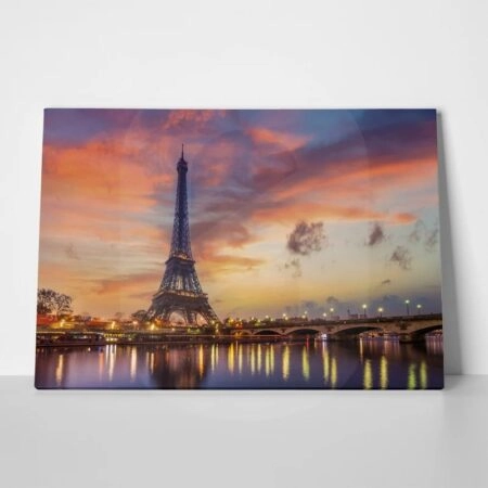 Πινακας σε καμβά PARIS EIFFEL SUNRISE - Παρισι