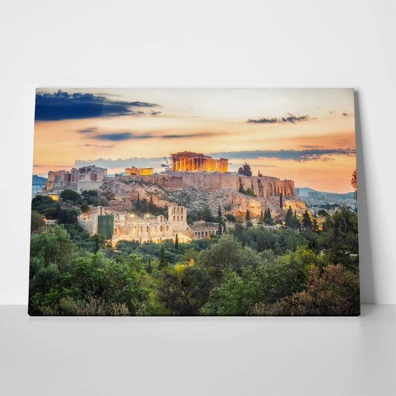 Πινακας σε καμβά PARTHENON SUNRISE