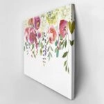 Πινακας σε καμβά PASTEL COLORS WATERCOLOR FLORAL DROP