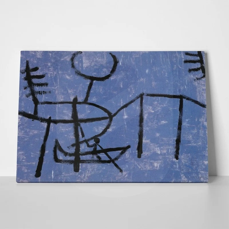 Πινακας σε καμβά PAUL KLEE - BOATING PLEASE ON THE CANAL